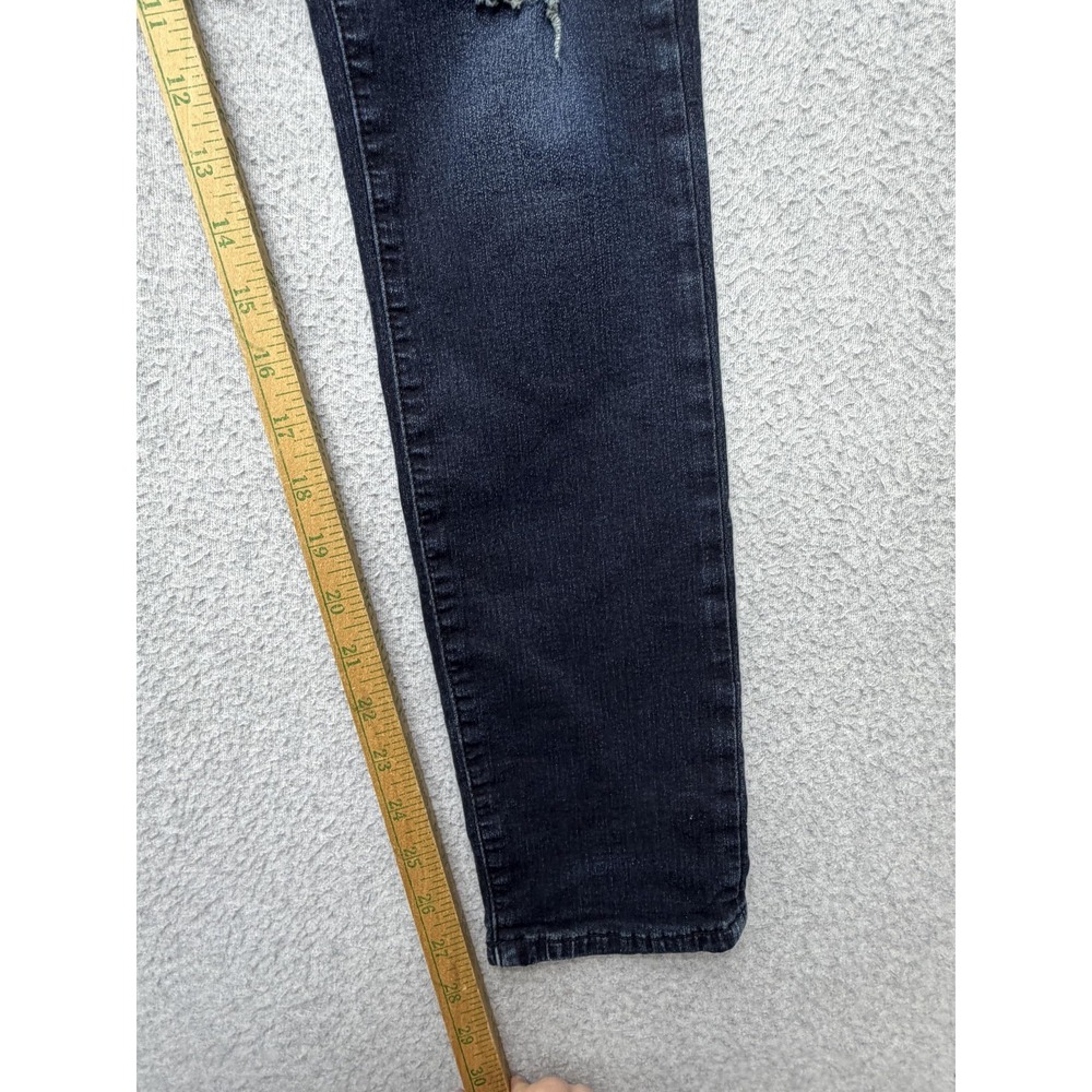 AG Adriano Goldschmied‎ Jeans Youth 14 Blue Knit Stryker Straight Ripped Denim - Picture 3 of 14